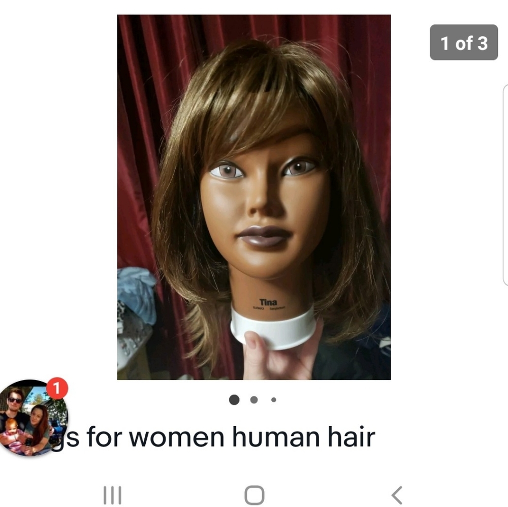 Human hair wig